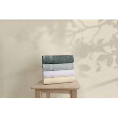 Premium Cotton Face Towel Set (4 Pieces), Ultra-Soft 17.7 x 35.4 Inches | 100% Cotton, 500 g/m² for Luxurious Absorbency | Machine Washable & Quick-Dry, Perfect for Home, Spa & Gym Use