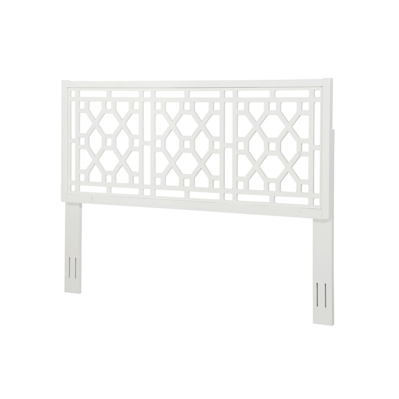 Tabor Chippendale White Headboard - King, King