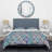 Multicolor Mega Patchwork - Abstract Duvet Cover Set - Microfiber Polyester-1493272667