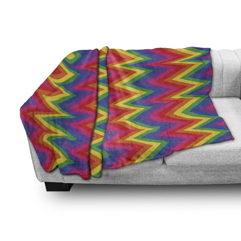 Hand Woven Throw Blanket, 50" W x 70" L