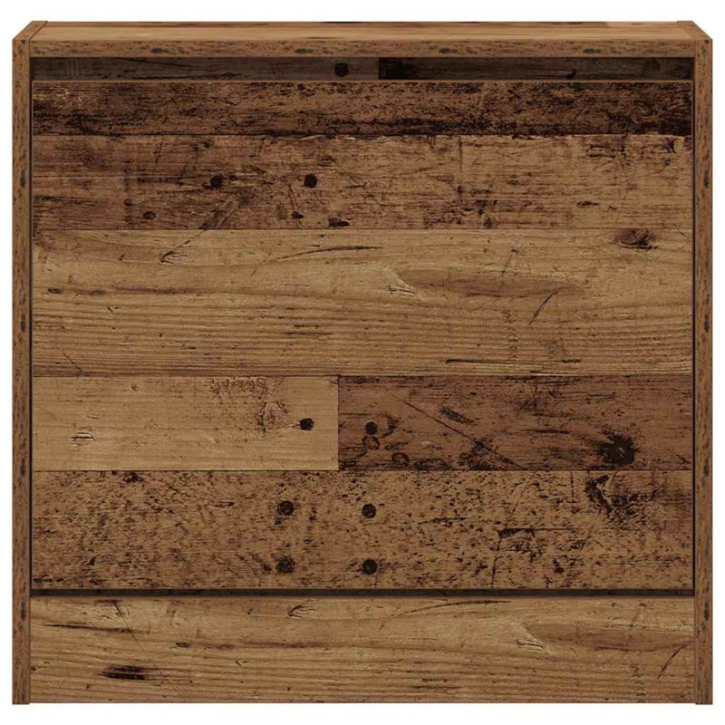 Shoe Cabinet 60 X 21 X 57 Cm Engineered Wood, Old Wood