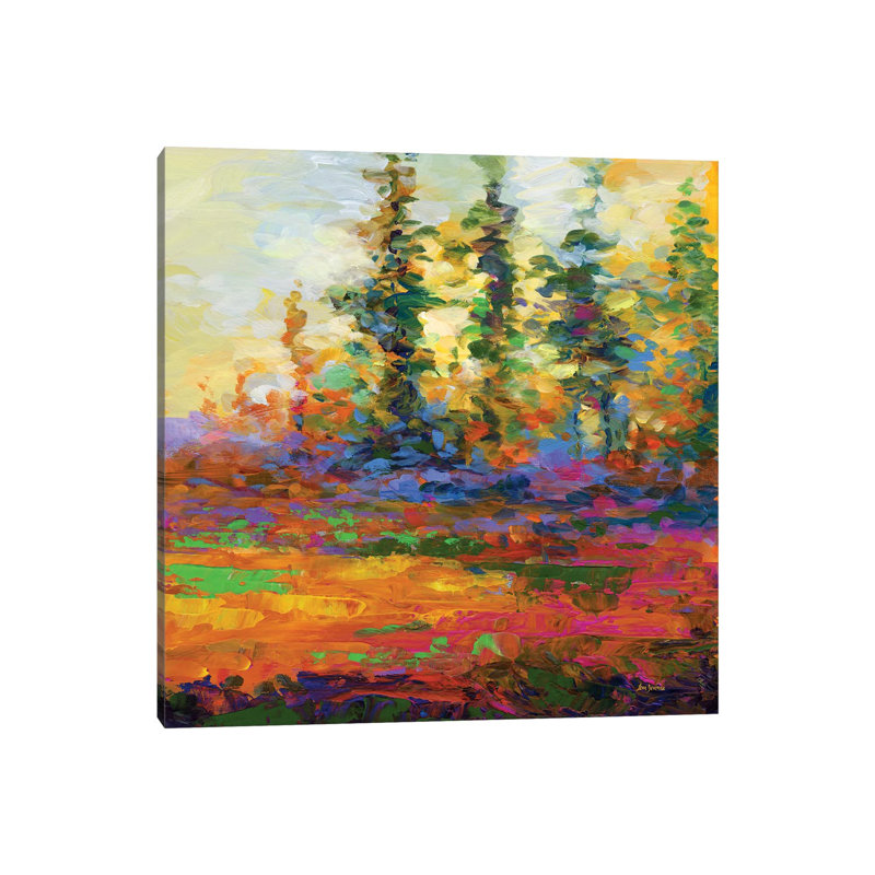 Afternoon Impressions 1 Piece Wrapped Canvas Painting, 30.48cm H x 30.48cm W x 1.91cm D