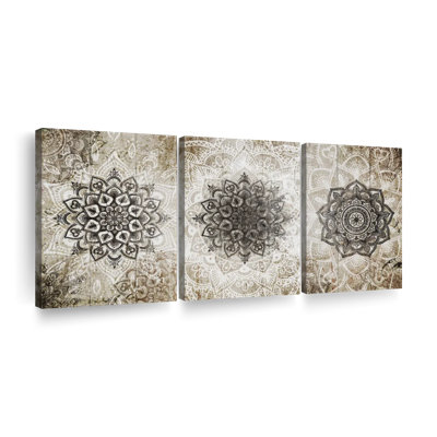 Impression sur toile Zen Mandala Patina