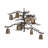 Cloquet 12 - Light Dimmable Tiered Chandelier