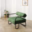 Chaise en fer foncé pour balcon. Velours côtelé avec structure stable. Conception ergonomique meilleure posture. Fabrication, assemblage facile. 27,11 po de profondeur, 27,88 po de hauteur, 28,32 po de largeur. Salon de 37,23 lb