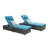 Outdoor Chaise Lounges With Adjustable Backrest And Storage For Outside-10660849