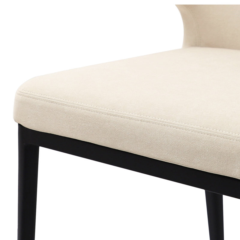 Nakia Upholstered Dining Chair, Warm Beige