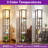 63" Column Floor Lamp With Shelves With Bulb And USB Charging Station-799519650