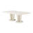 Portrait Rectangular Dining Table - Alabaster White