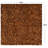 Mango Wood Handmade 3D Cube Inspired Geometric Brown Wall Decor
