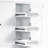 74.8" High-Capacity Pantry with 6 Doors & Adjustable Shelves-937808513