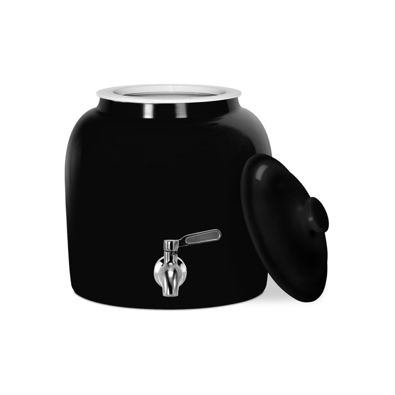 Ensemble de distributeur de boissons 4 pièces, Noir