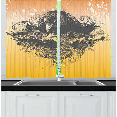 Pointed Kitchen Curtain