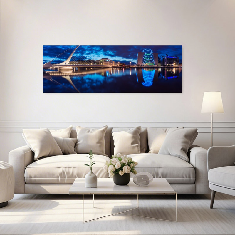Art moderne, art moderne de la ville, H 20 po x l 60 po