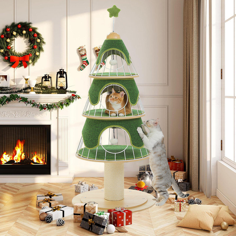 Grattoir pour arbre de Noël, Vert