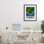 Wimbledon Tennis Court Framed Print Under Glass, design by Andreas Magnusson
