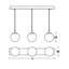 Triple luminaire suspendu Altia-666622495