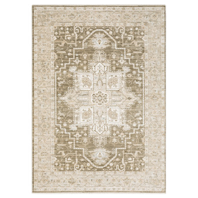 Tapis brun / beige Lainey