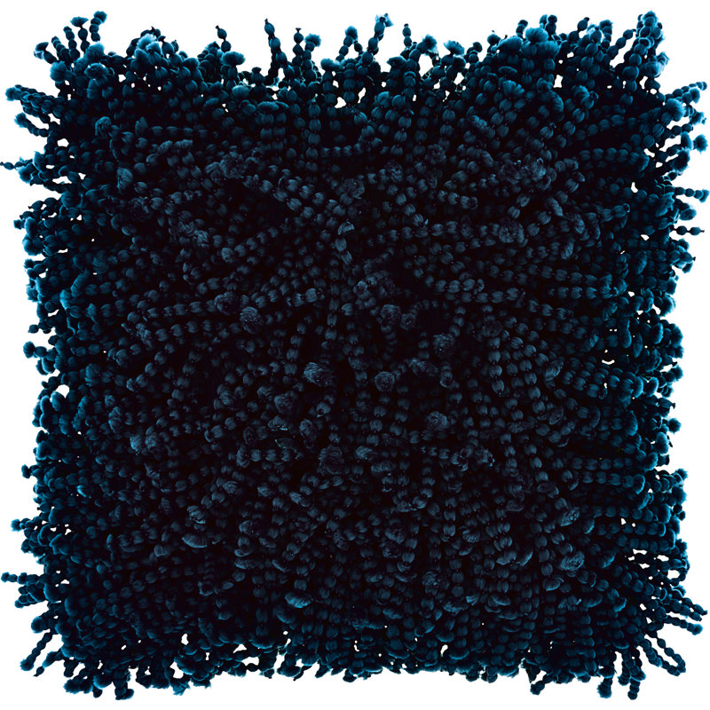 Housse de coussin carré et insert, Bleu marine