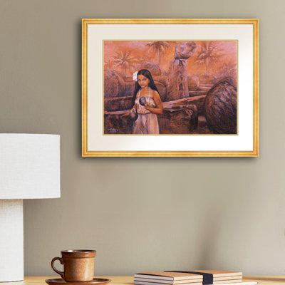 Coconut Girl by Chen Xiaoping - Single Picture Frame Print