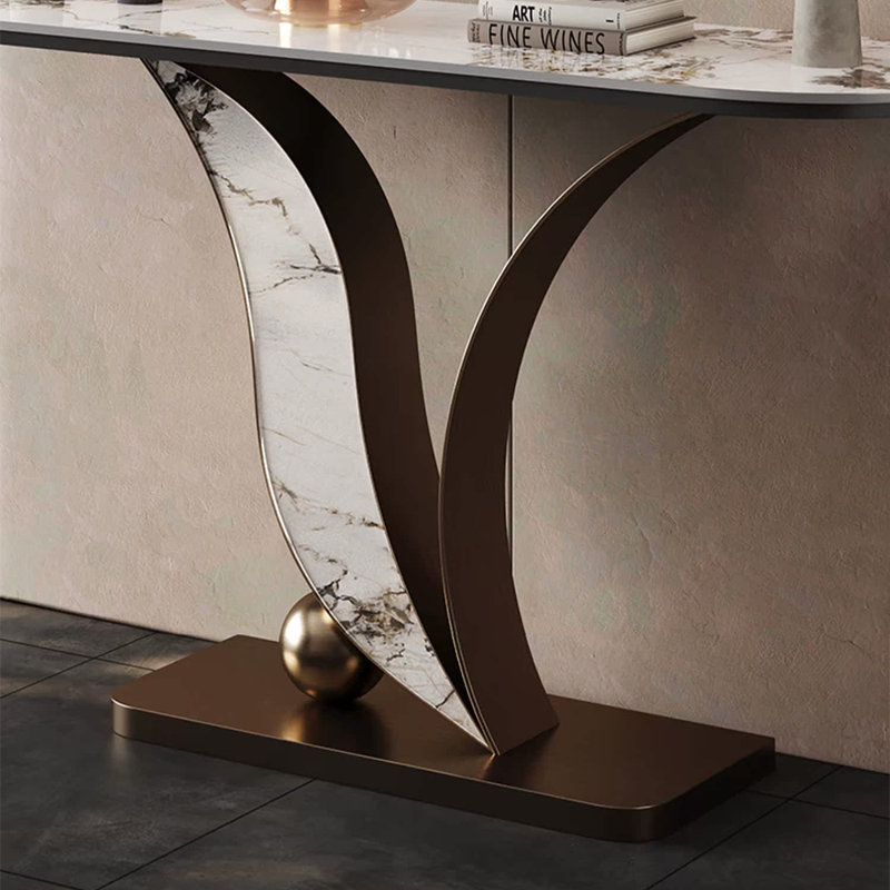 Console de style italien moderne, H 33,4 po x l 47,2 po x P 13,7 po
