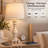 Geigle 29" Farmhouse Dimmable Bedside Table Lamp Set with 3-Way Touch Dimming, USB-A, USB-C & AC Outlet, LED Bulbs Included-82991089