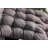 Dark Gray Cushion Egg Chair With Stand-1613550345