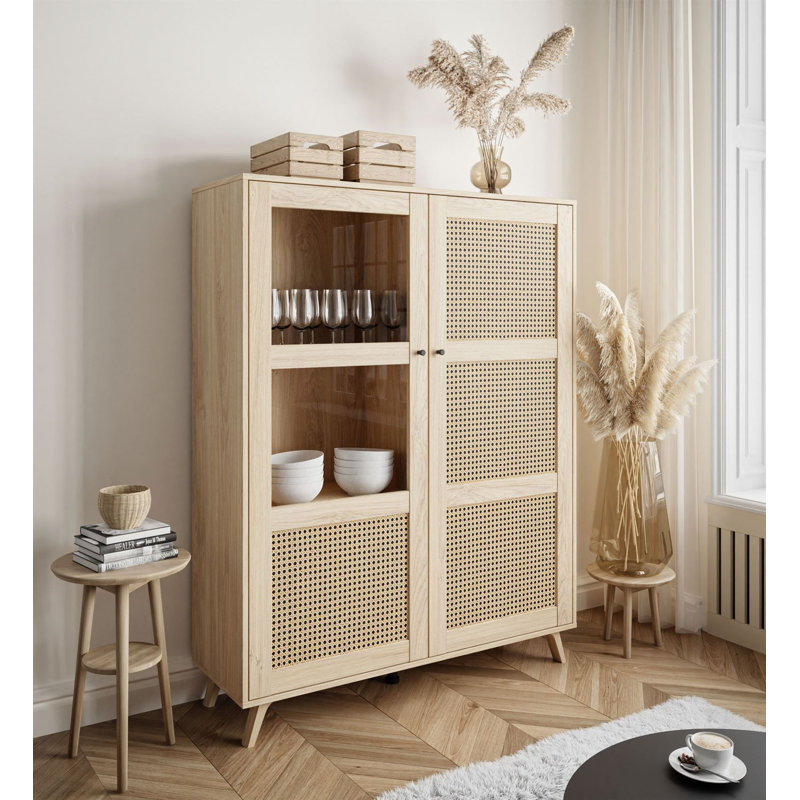 McQuilkin Display Cabinet, Beige
