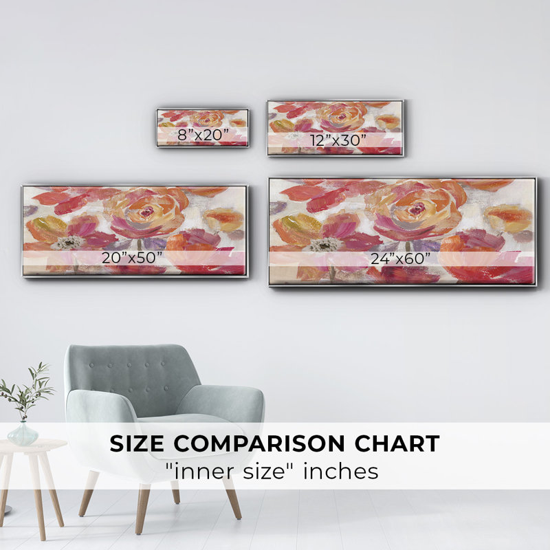 Fancy Free- Framed Canvas, 24" H x 60" W