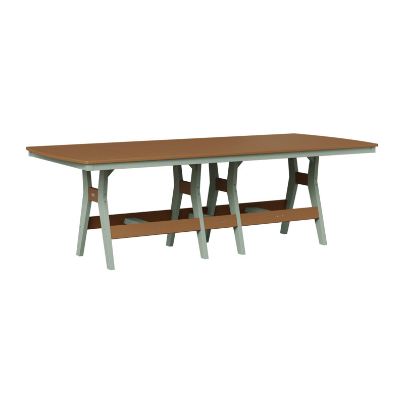 Table rectangulaire à hauteur de comptoir 96 po Berlin Gardens Harbor, Cèdre, Écume de mer, écume de mer