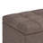 Sienna 33"W Upholstered Linen-Look Fabric Transitional Rectangular Storage Ottoman Bench with Tufted Styling-1287924481