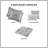 Premium Cotton Bedding Sets, Grey Damask King, Modern Home