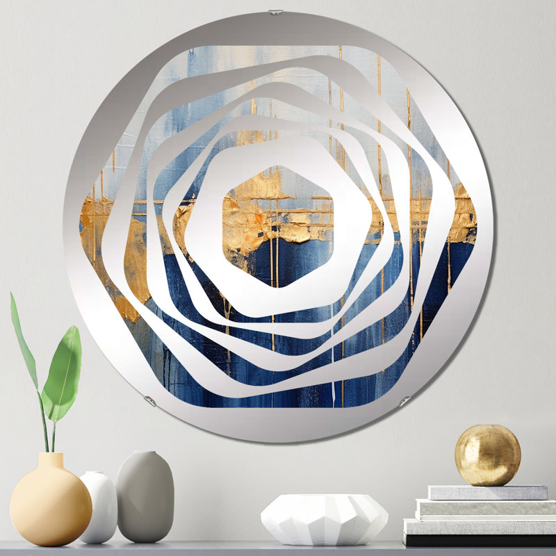 Traza - Miroir décoratif Amorphe, 31,4 po x 31,4 po