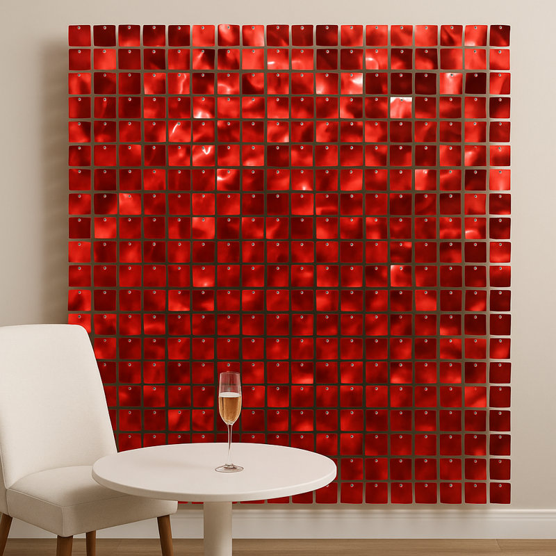 Plastic / Acrylic Wall Hanging, Red