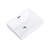 KARAMAG 16" White Porcelain Drop In Bathroom Sink Rectangular Semi-Recessed Vanity Sink With Overflow For Modern Bathroom
