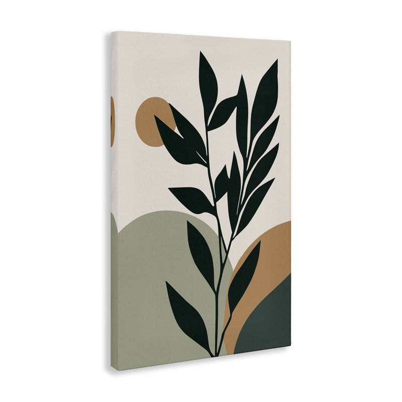  Art mural sur toile Earthy Tropical Botanicals par LSR Design Studio, H 36 po x l 24 po