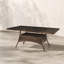 Table de salle à manger d'extérieur en verre tressé