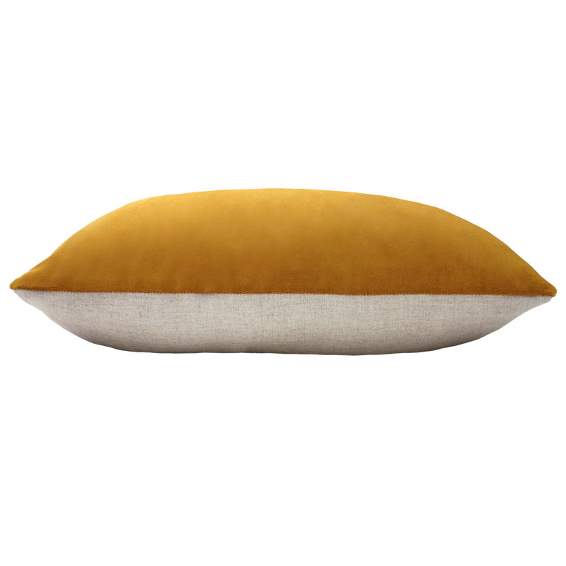 Contra Rectangular Cushion, Yellow