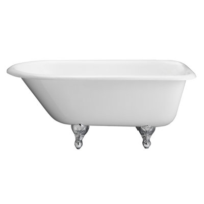60.75'' x 60.75'' Soaking Cast Iron Bathtub