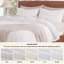 Ensemble de housse de couette à tissage gaufré 100% coton Essential Collection-106246744-106246737