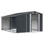 Breban Garden Shed 277 x 365.5 x 179 cm Galvanised Steel-1190502125