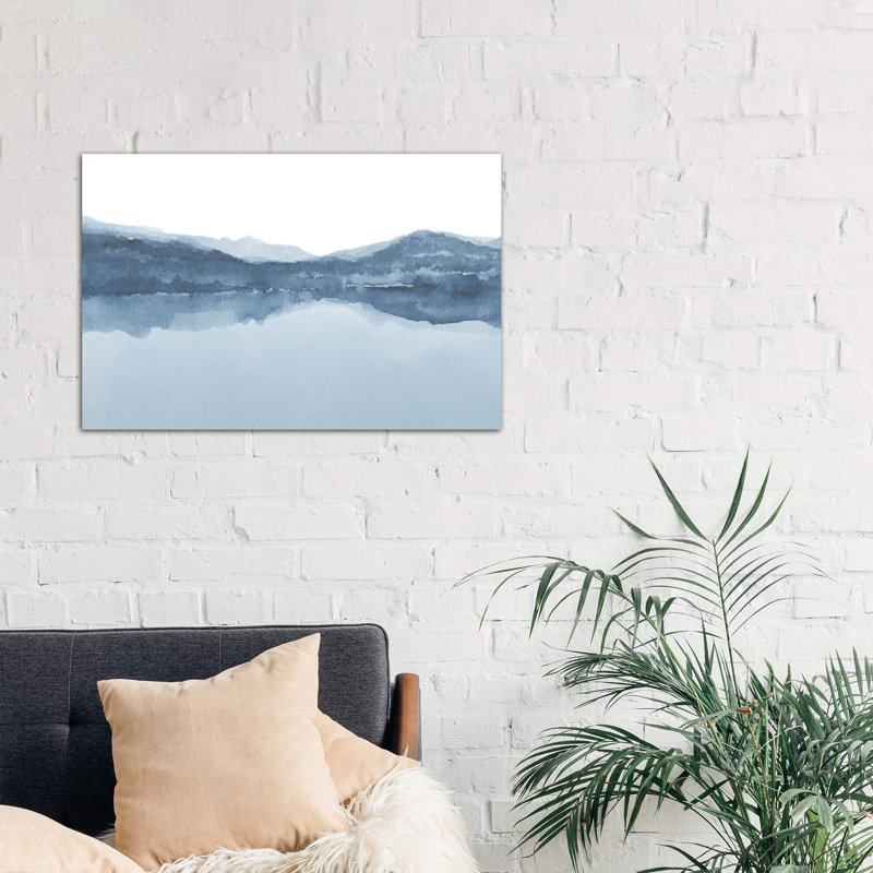 Watercolor Landscape III - Wrapped Canvas Painting, 152.5 cm H x 101.5 cm W
