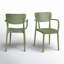 Chaise d'appoint empilable pour patio Farrah-358727953