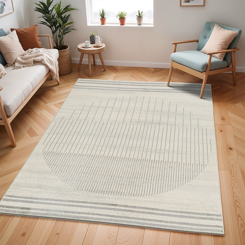 Amneris Geometric Area Rug, Rectangle 120 x 170 cm