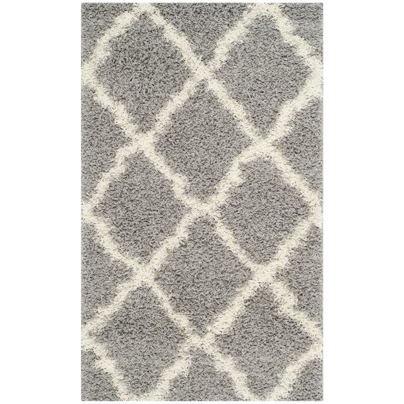 Rosalind Geometric Hand Woven Area Rug, Rectangle 183 x 274 cm