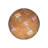 Dark Beige Themed Floral Patterned Round Woven Base Modern Decorative Carpet-1229617153