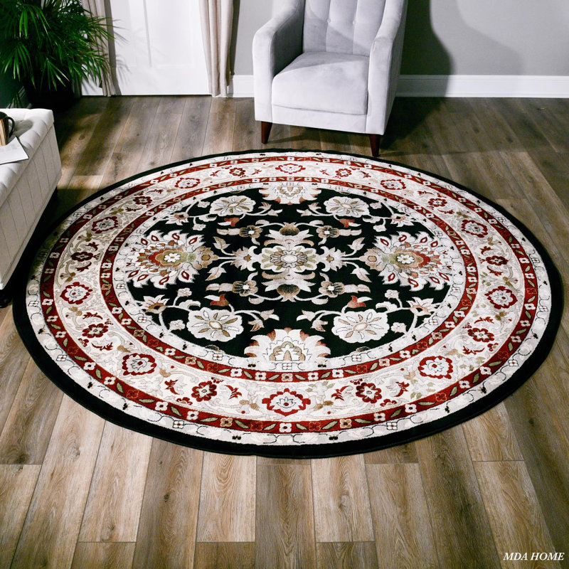 Sevanna Oriental Indoor Rug, Round 5'2"