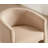 Modern Barrel Dining Chair With Solid Wood Legs, Upholstered Arm Dining Chair, Comfy Side Chair For Living Room/Dining Room-1524021565