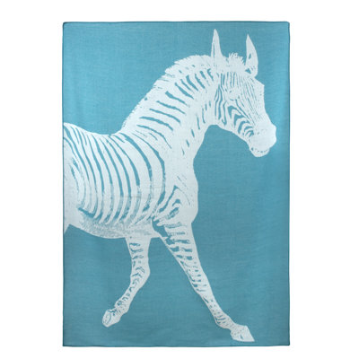  Jeté en laine Zebra