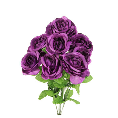 Ensemble de 8 renoncule à fleurs artificielles